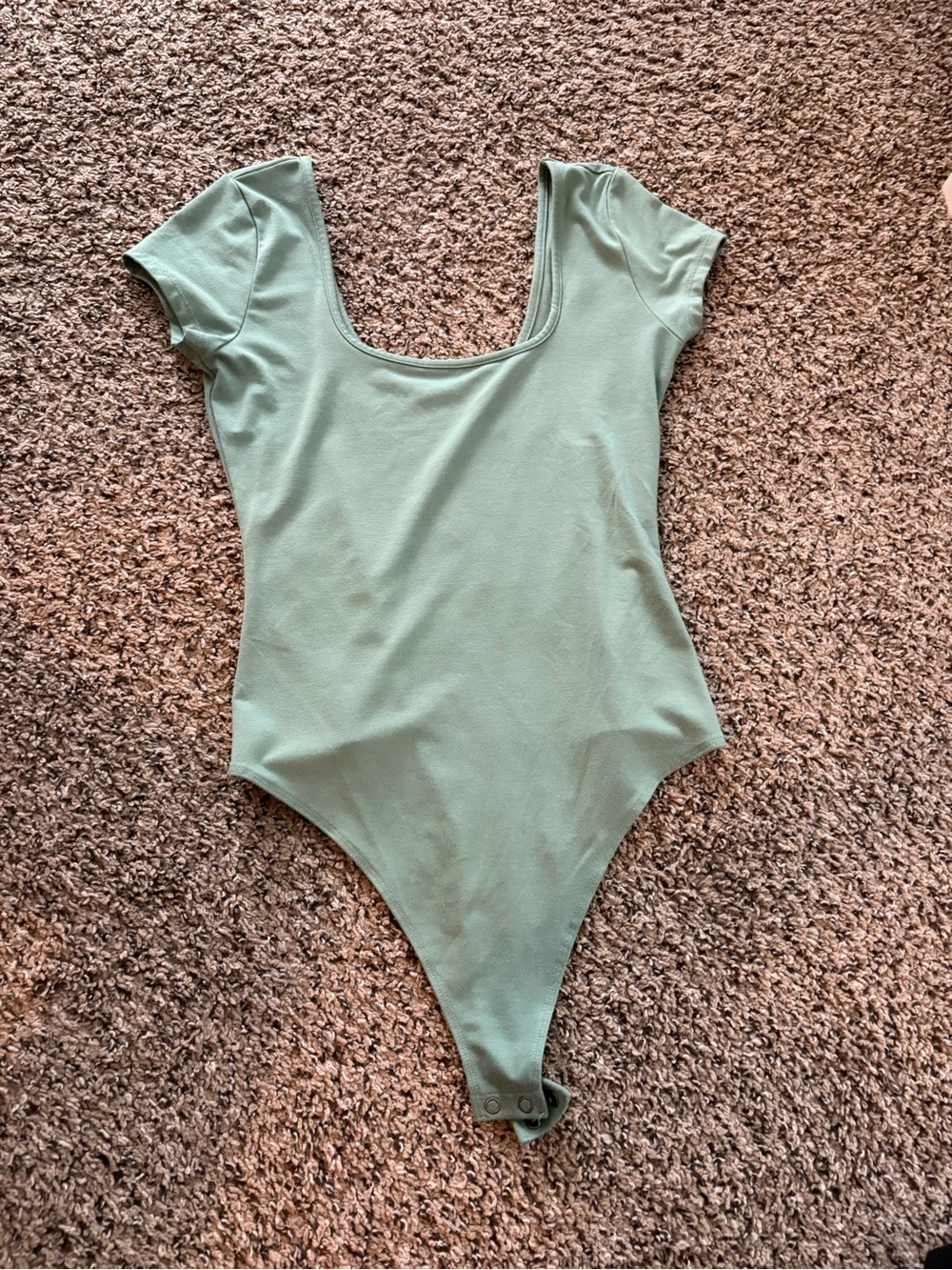 American Eagle Scoop Neck Short Sleeve Bodysuit